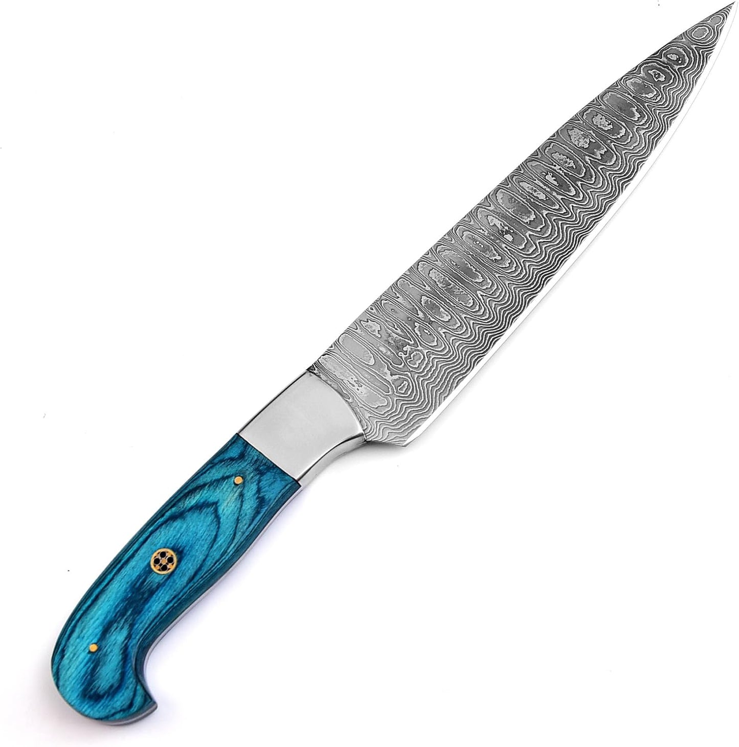 FYNCUT 101-1 Cuchillo de Cocina de Acero Inoxidable Damasco Forjado...
