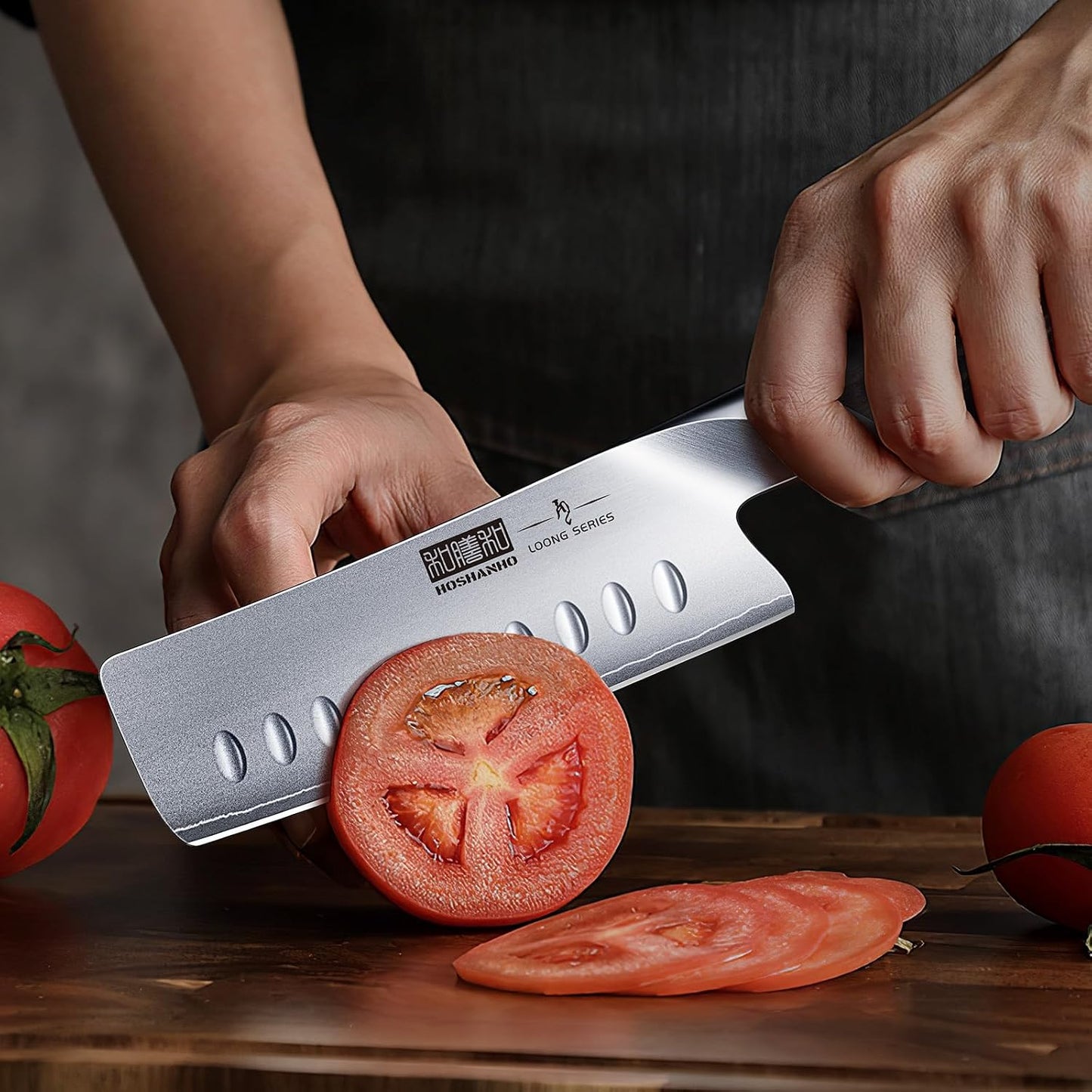 HOSHANHO Cuchillo Nakiri de 5.5 pulgadas, cuchillo de chef japonés...
