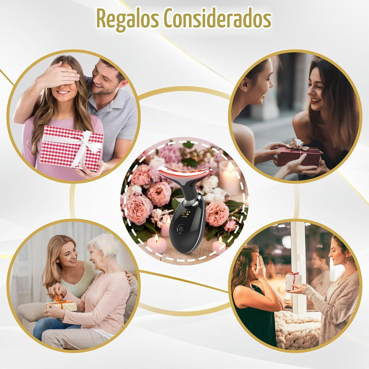 Dispositivo portátil de belleza facial, herramienta de masajeador f...