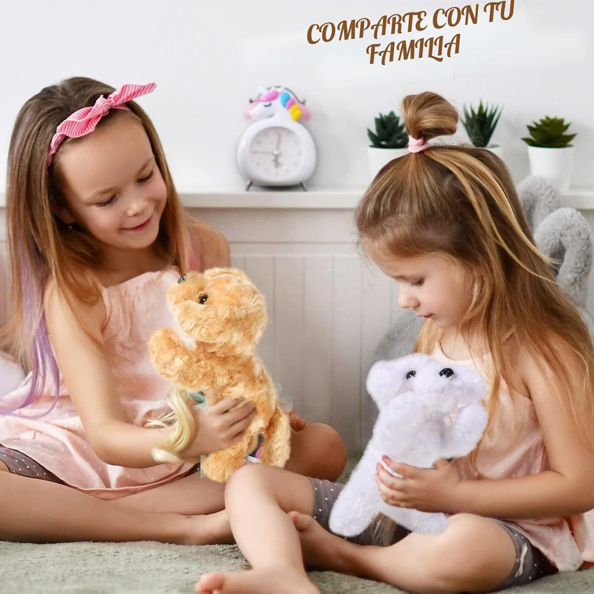 Harrycle 6 piezas de animales de peluche de 8 pulgadas para perros...