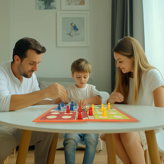 Juego de mesa plegable Ludo | Juego de mesa familiar portátil apto...