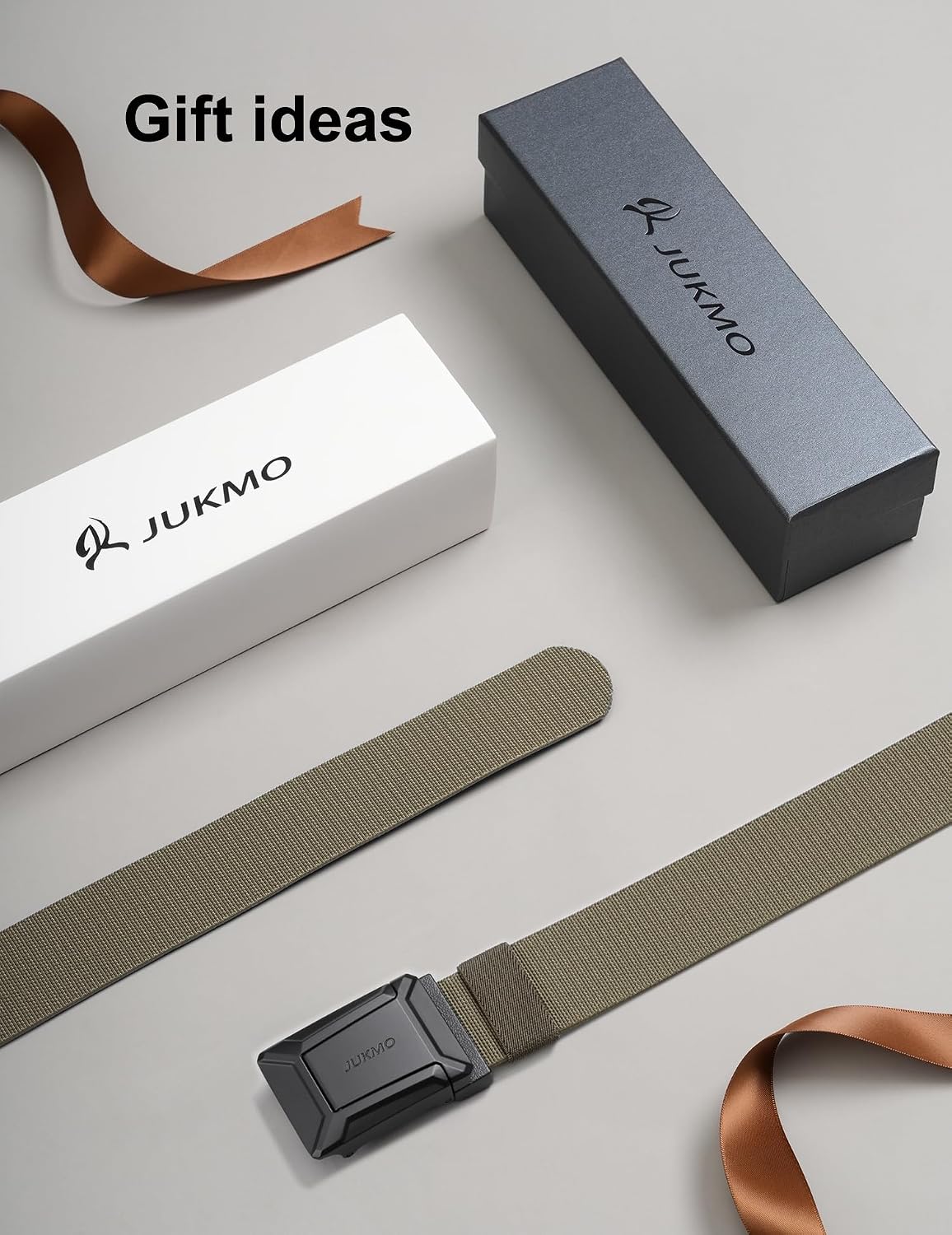 JUKMO - Cinturón táctico elástico para hombres, cinturón rigger mil...