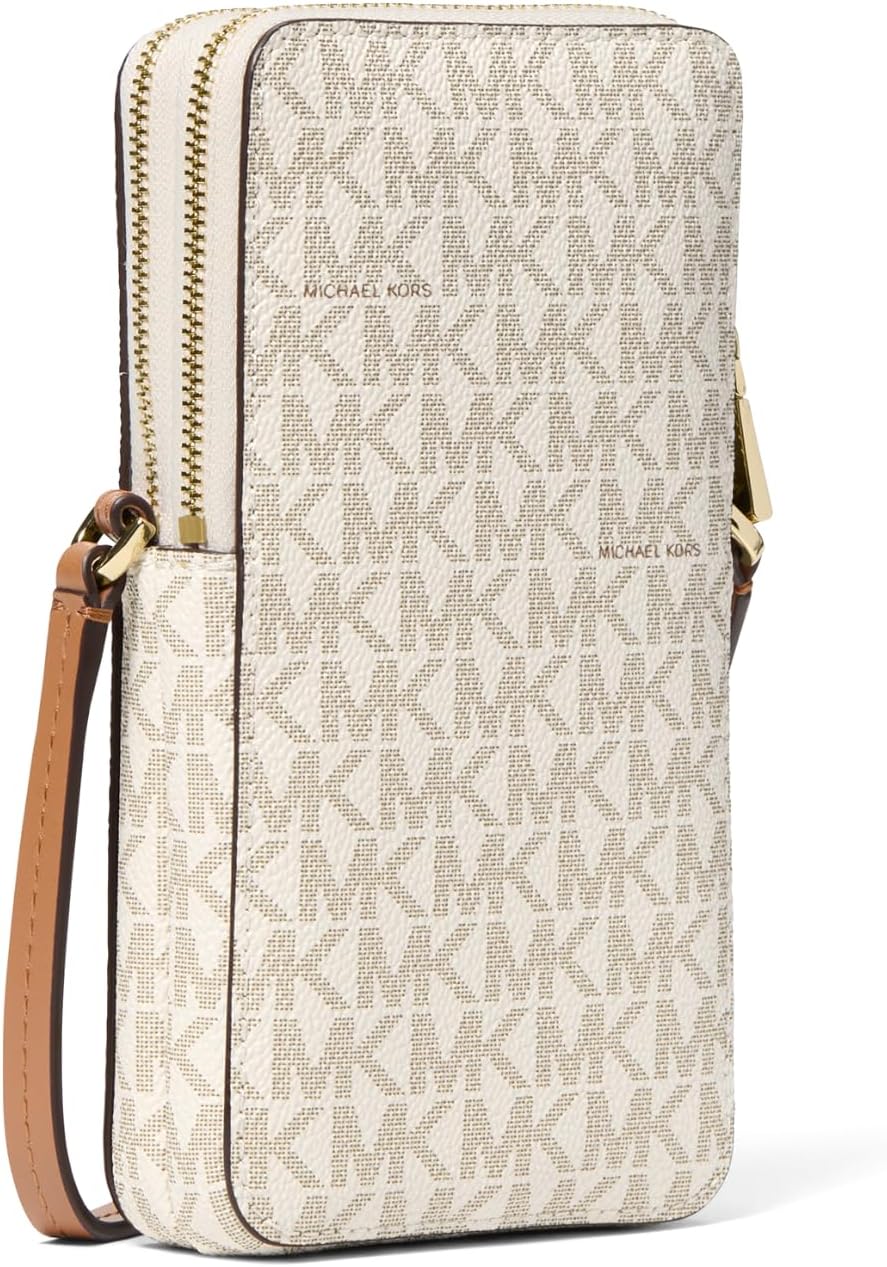 MICHAEL Michael Kors Jet Set - Bolso cruzado pequeño con doble crem...