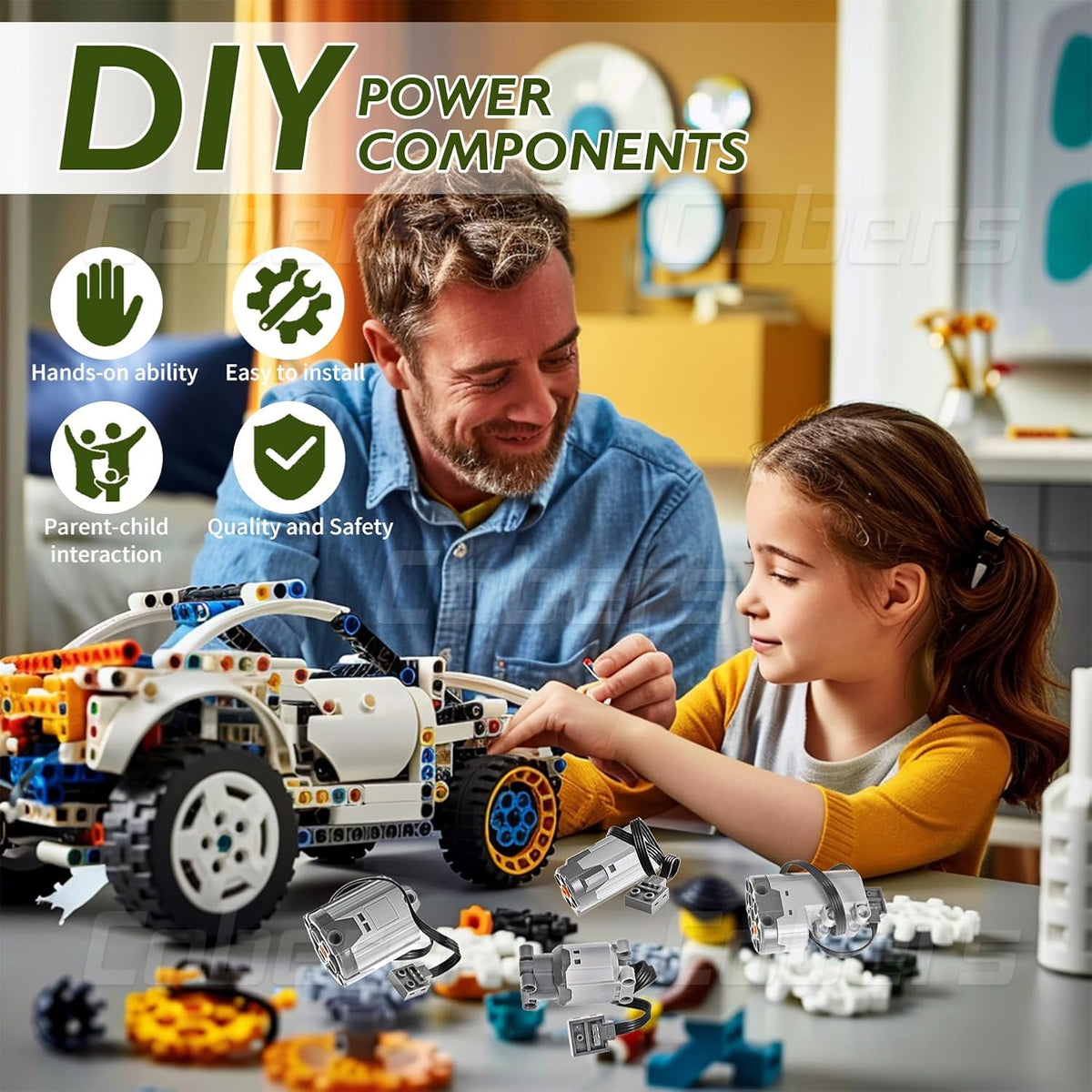 Cobers - Kit de motor 9 en 1 compatible con las principales marcas...