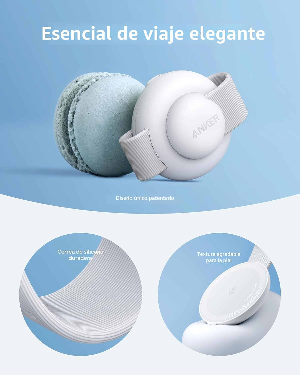 Anker MagSafe Compatible MagGo UFO 3 en 1 Cargador, Estación de Car...