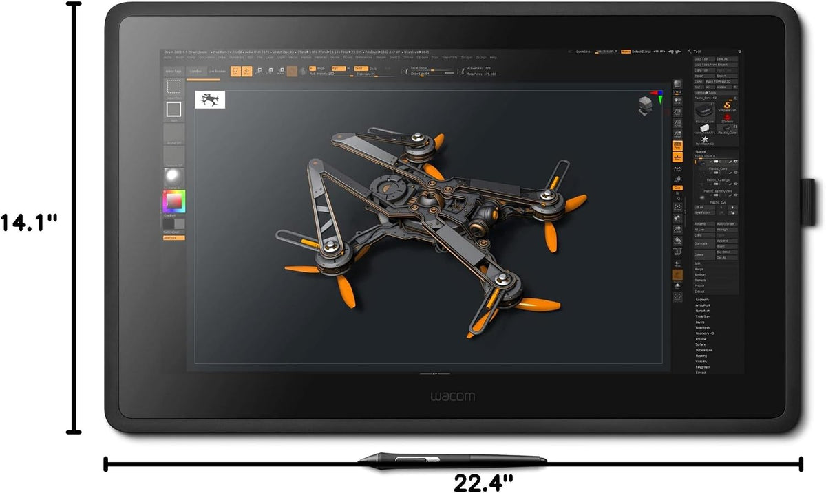 Wacom Cintiq 22 Tableta de dibujo con pantalla, pantalla Full HD de...