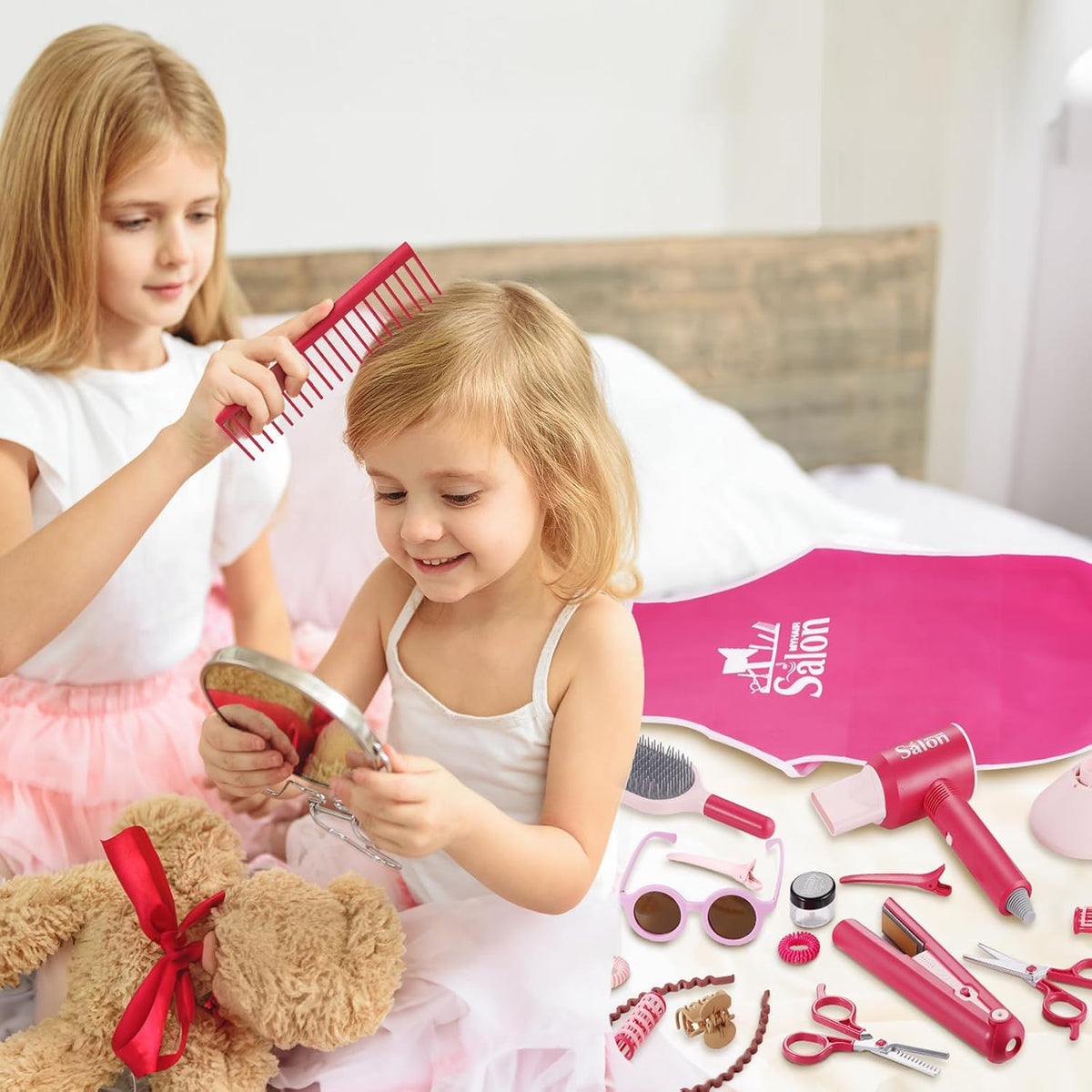 GAGAKU Juguetes de Peluquería de Juguete para Niñas, Maquillaje de...