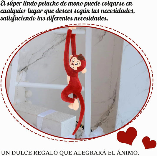 zhidiloveyou 27.6 "Monos Colgantes Animales De Peluche Lindo Mo...