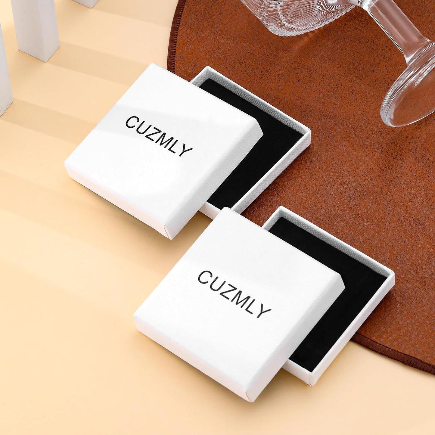 Cuzmly - Collares en capas de plata para mujer, conjunto de collare...
