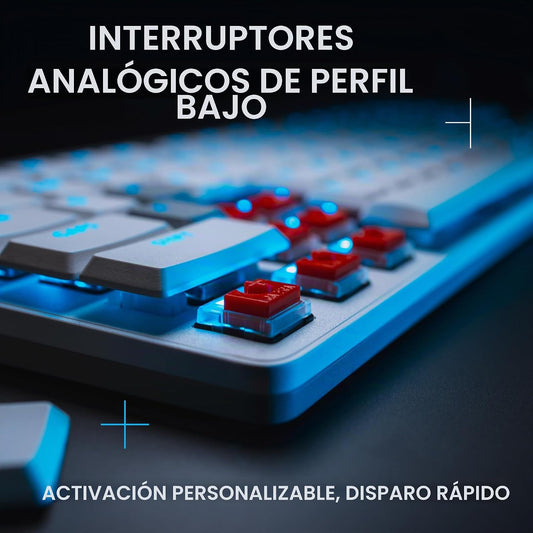 Logitech G 515 TKL Teclado rápido para juegos con cable (efecto sal...