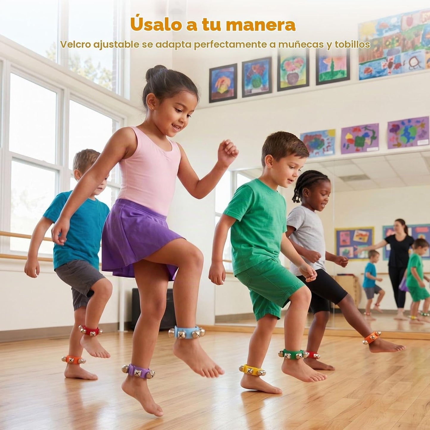 POPLAY Jingle Bells, 12 unidades de instrumentos musicales para niñ...