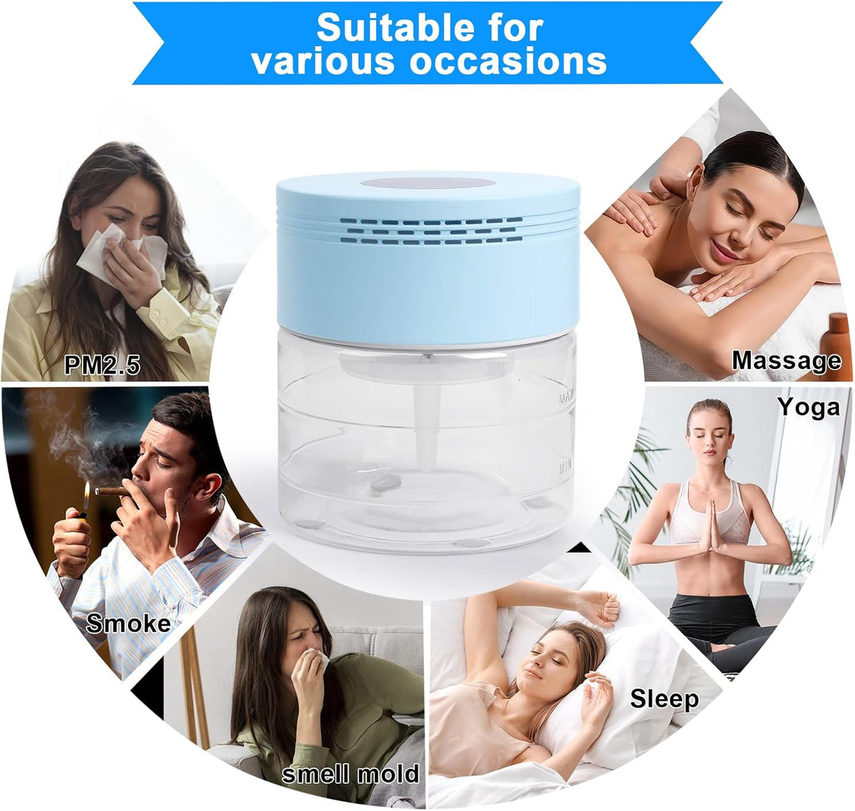 Purificadores de aire de agua para el hogar, purificadores de aire...