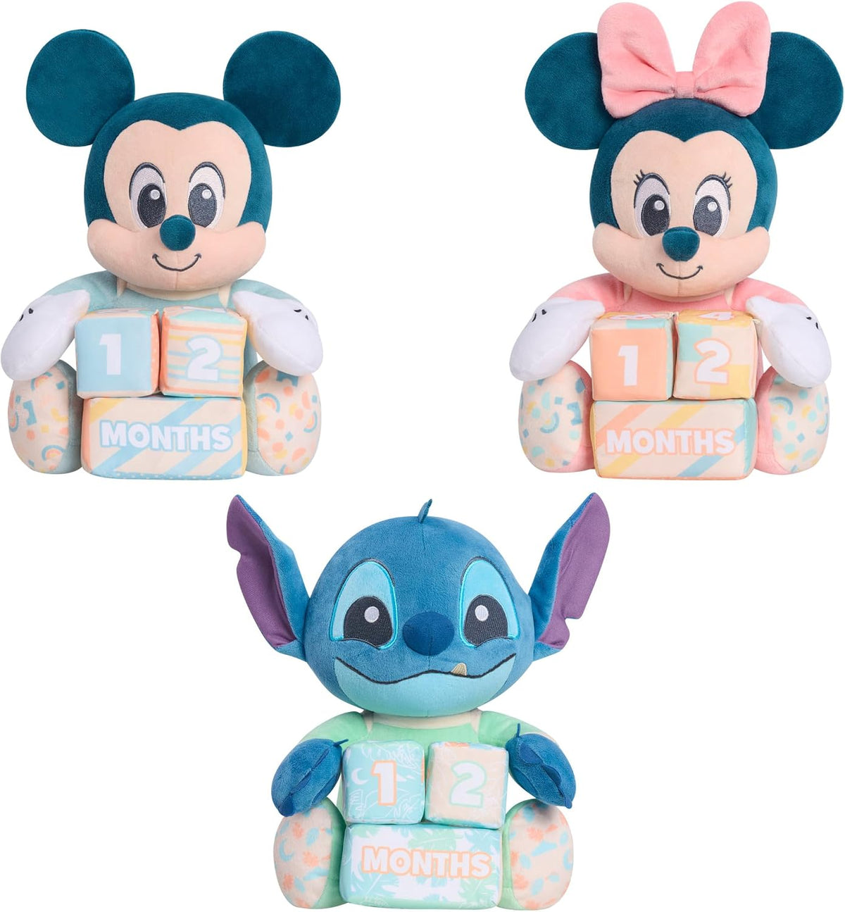 Just Play Disney Baby My First Year Mickey Mouse and Milestone Bloc...