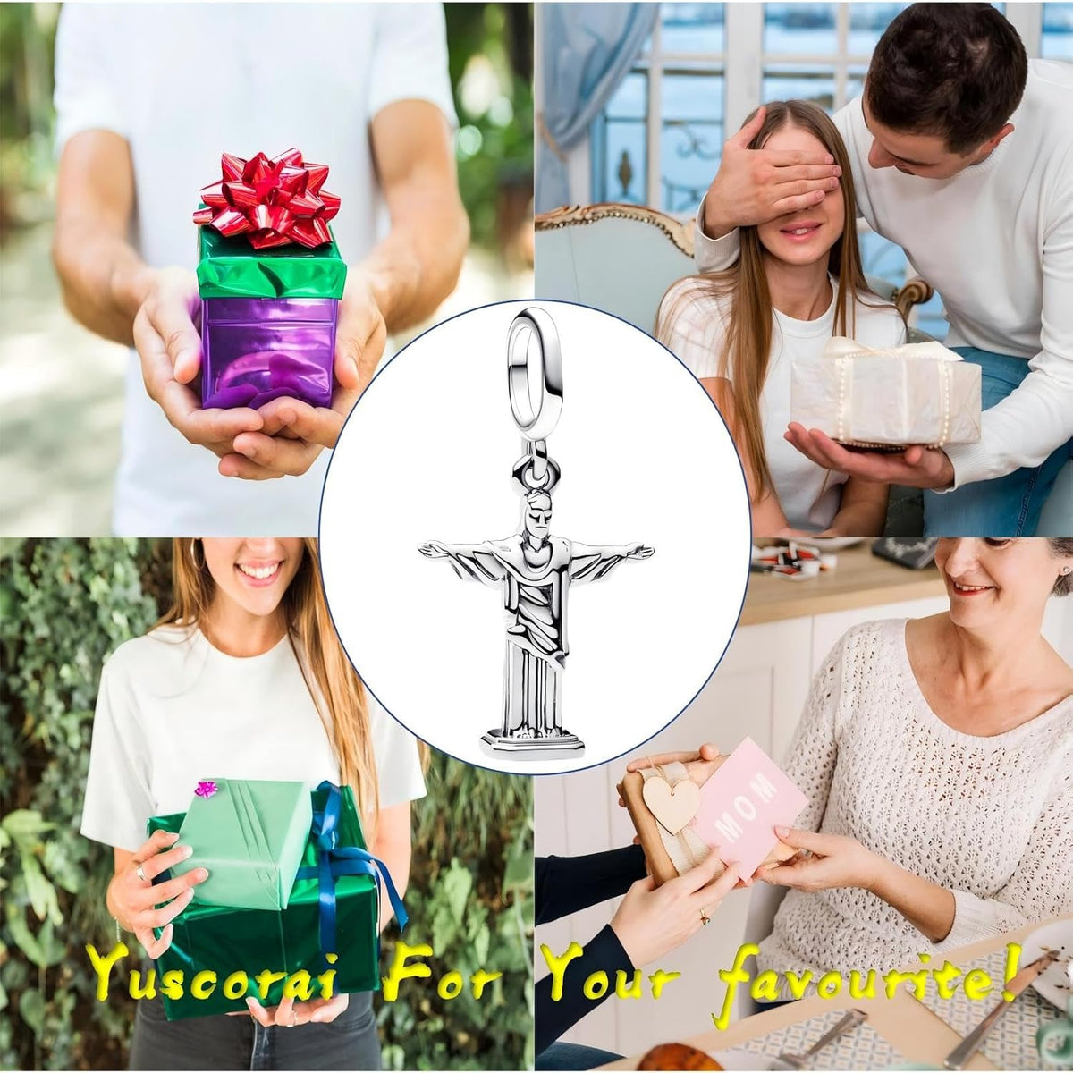 Yuscorai Bonitos dijes de moda para pulseras y collares, para cumpl...