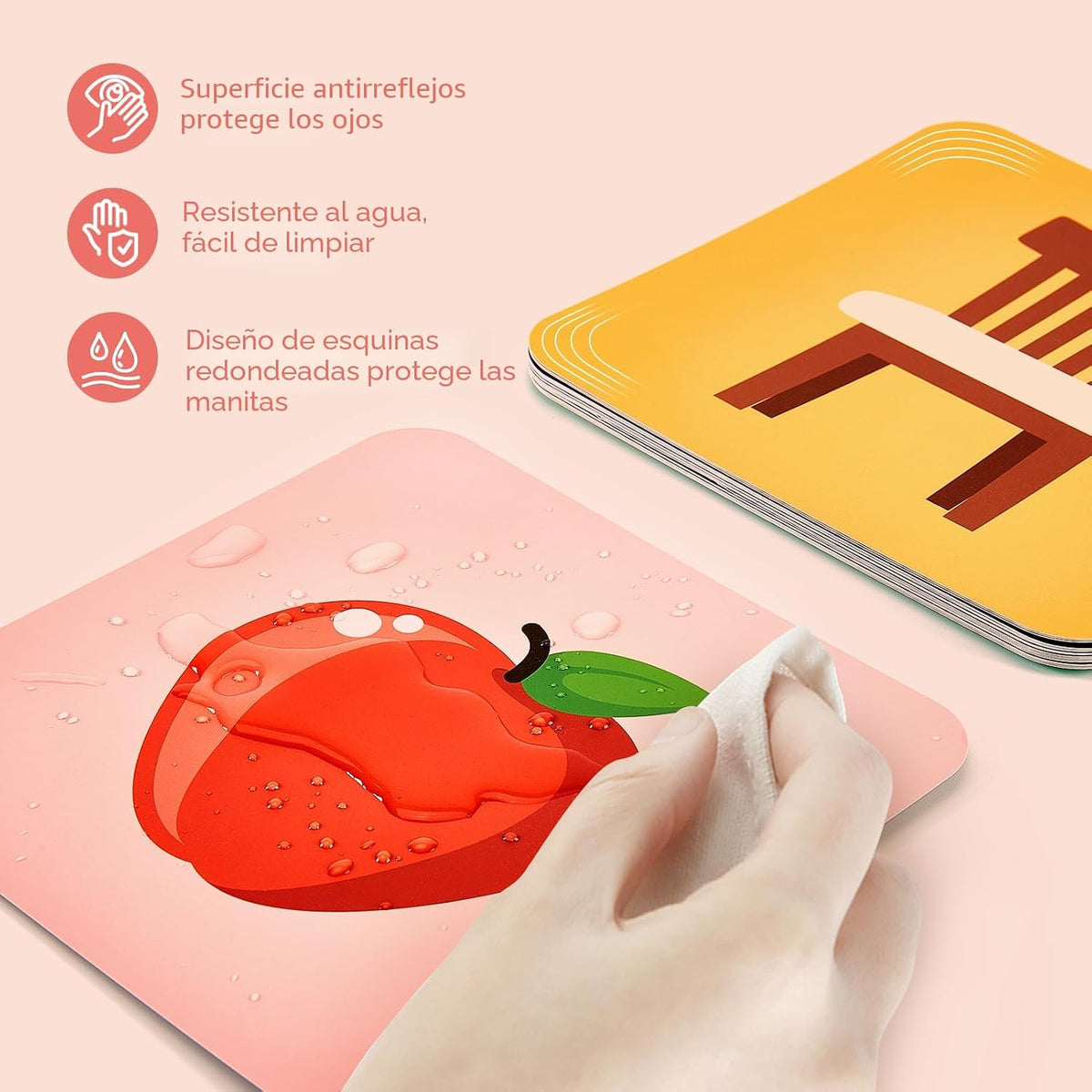 hahaland Tarjetas flash de contraste para bebés de 0 a 36 meses de...
