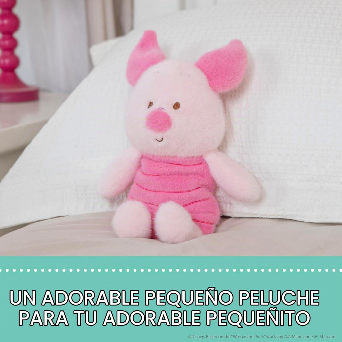 Kids Preferred Disney Piglet Cuddle Pal - Peluche de material ultra...