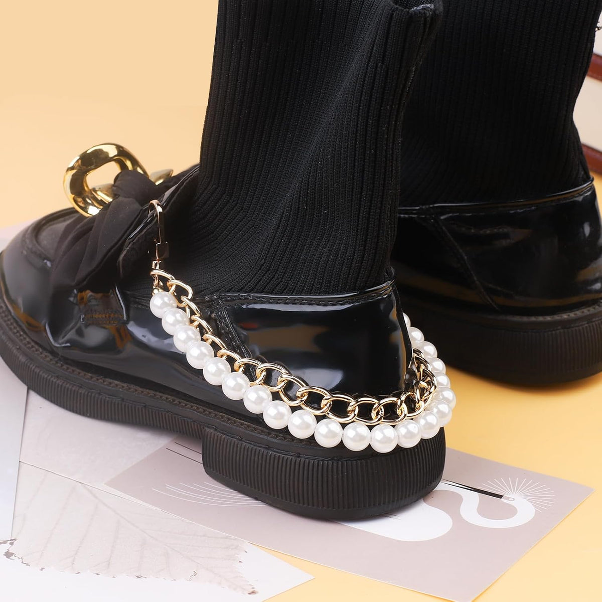 Cadena para bolso, cadena de perlas, dijes para monedero con correa...