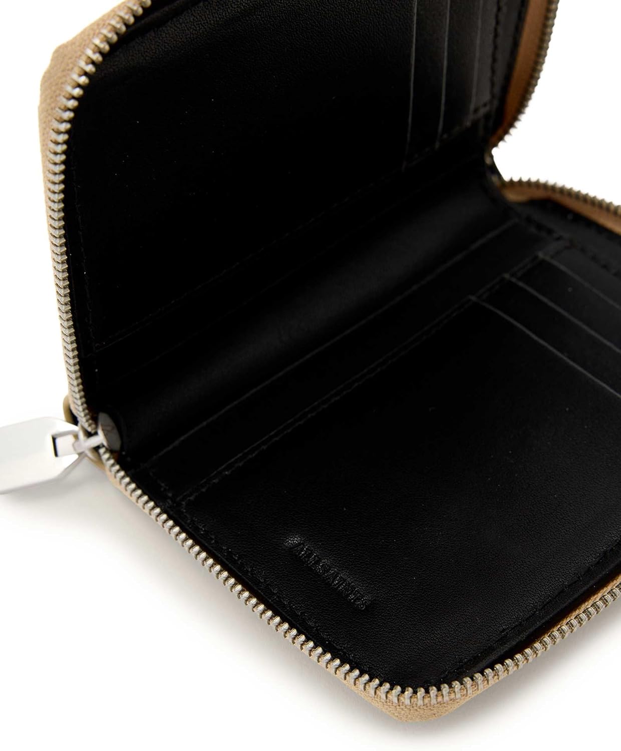 AllSaints Cartera con cremallera hexagonal Lena, Amarillo mellow, C...