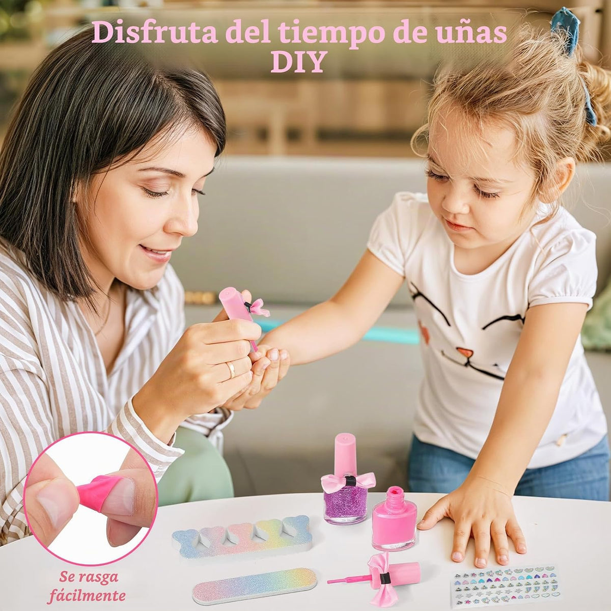 Fuzmo Ropa de princesa para niñas de 3, 4, 5, 6 años | Kit de maqui...