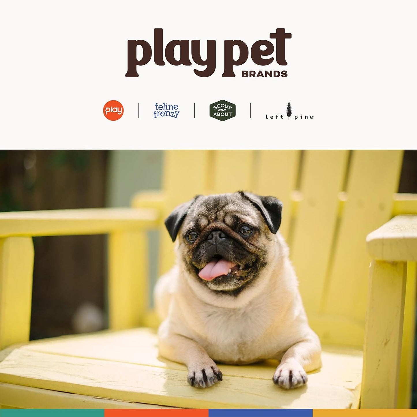 P.L.A.Y. Juguetes de peluche para perros, con temática de baño Spli...