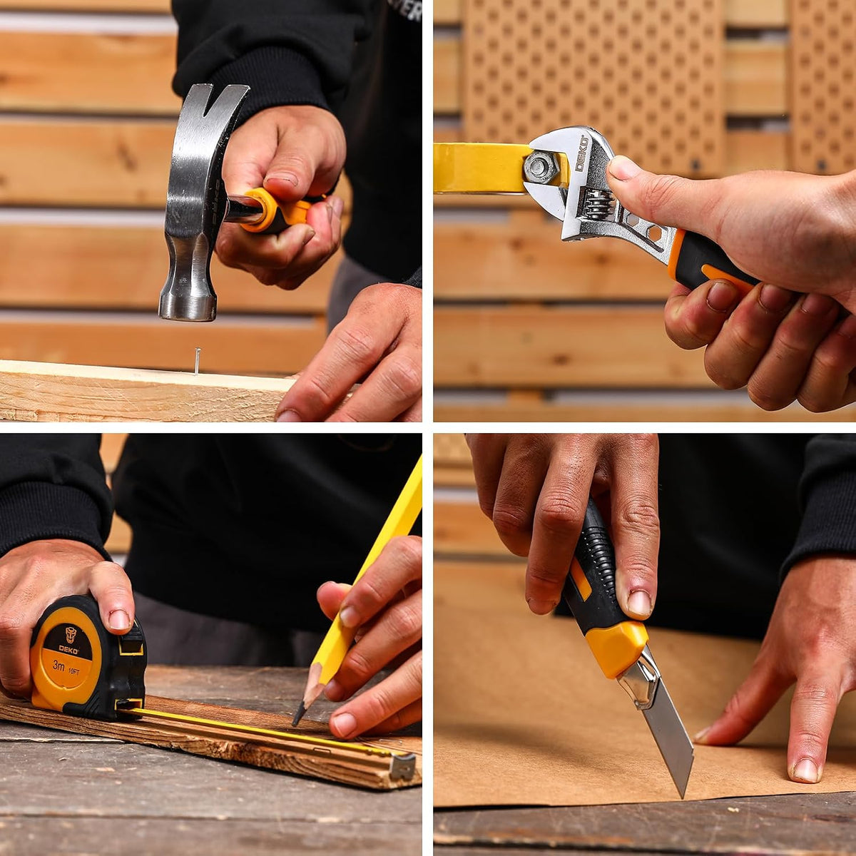 Kit de Herramientas de Taladro Inalámbrico: Caja de Herramientas de...