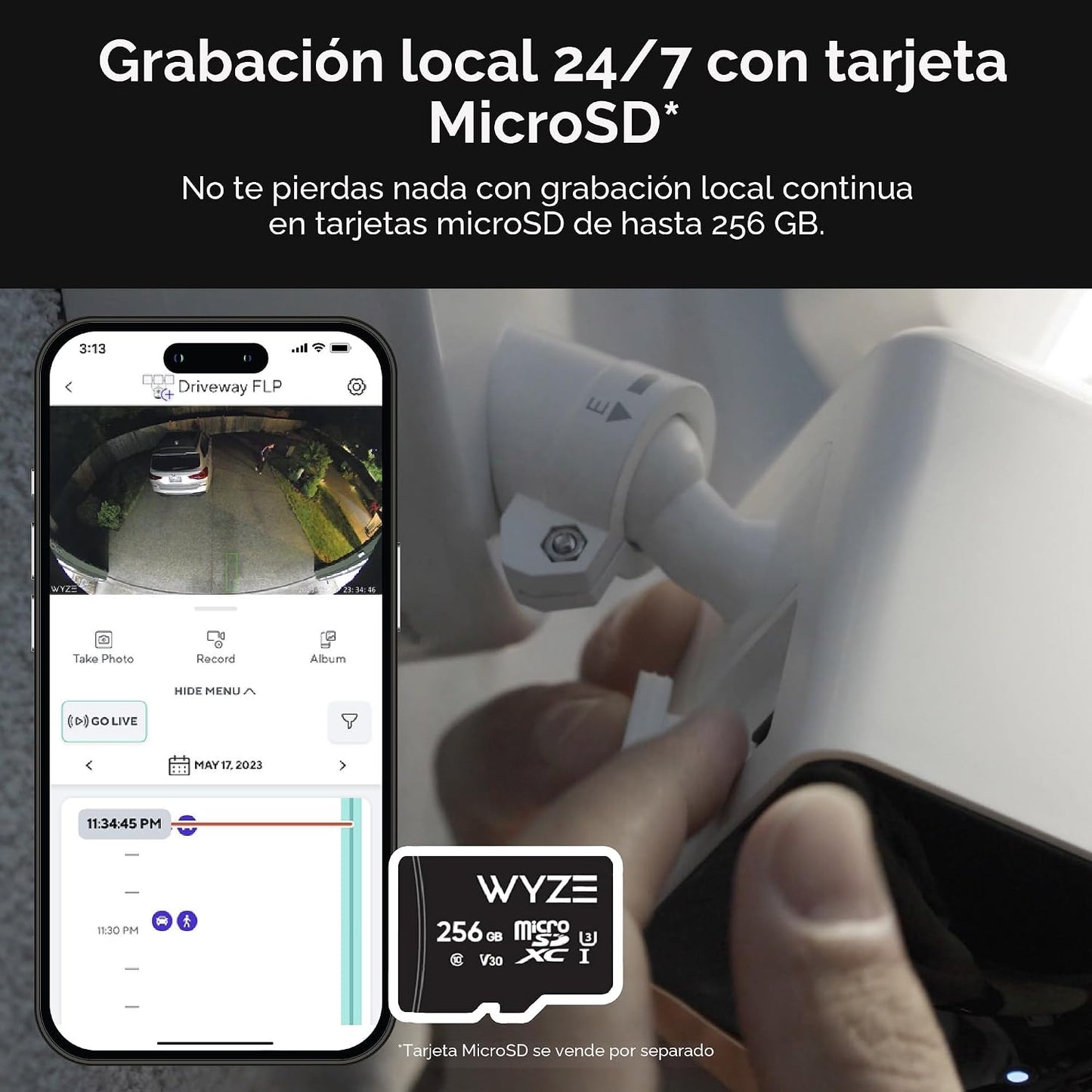 WYZE Floodlight Camera Pro, PCMag Editors' Choice LED de 3000 l...