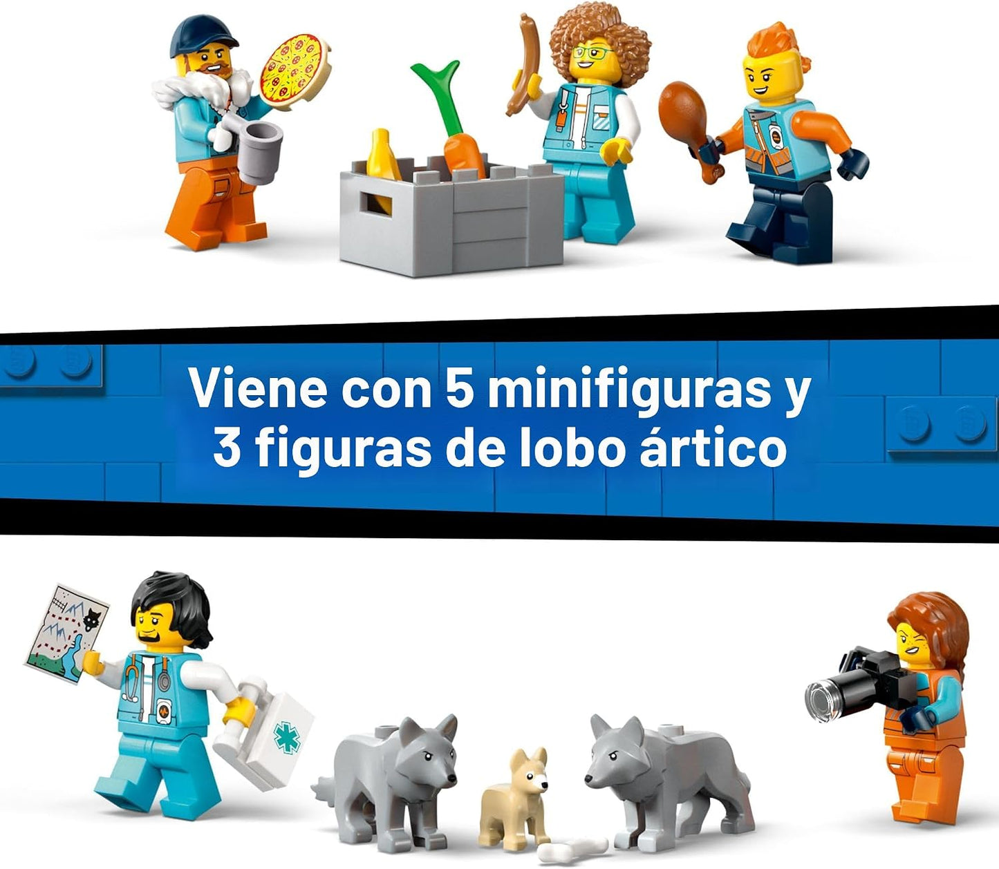 LEGO City Camión de Laboratorio Científico Explorador Ártico para C...