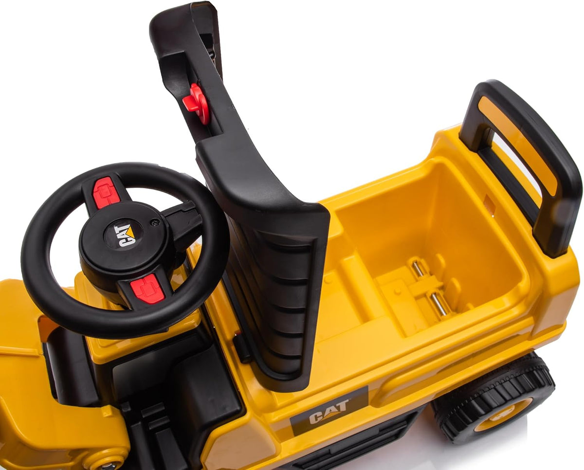Best Ride On Cars CAT - Coche de empuje con cargador frontal, jugue...