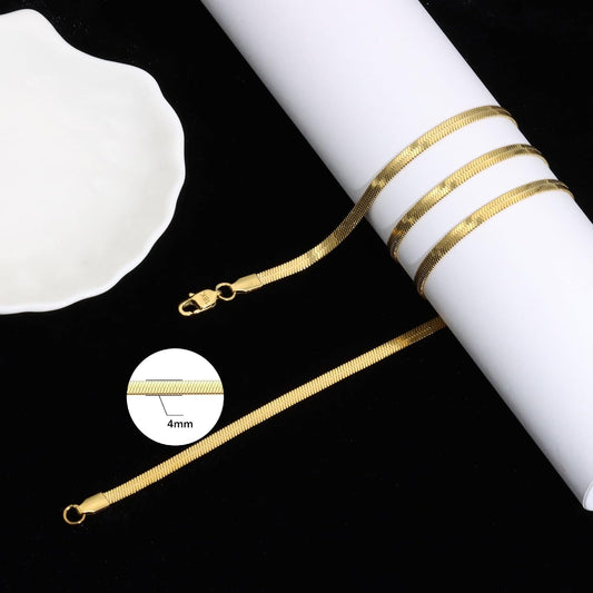 Surart Collar de oro de 18 quilates para mujer, collar de cadena de...