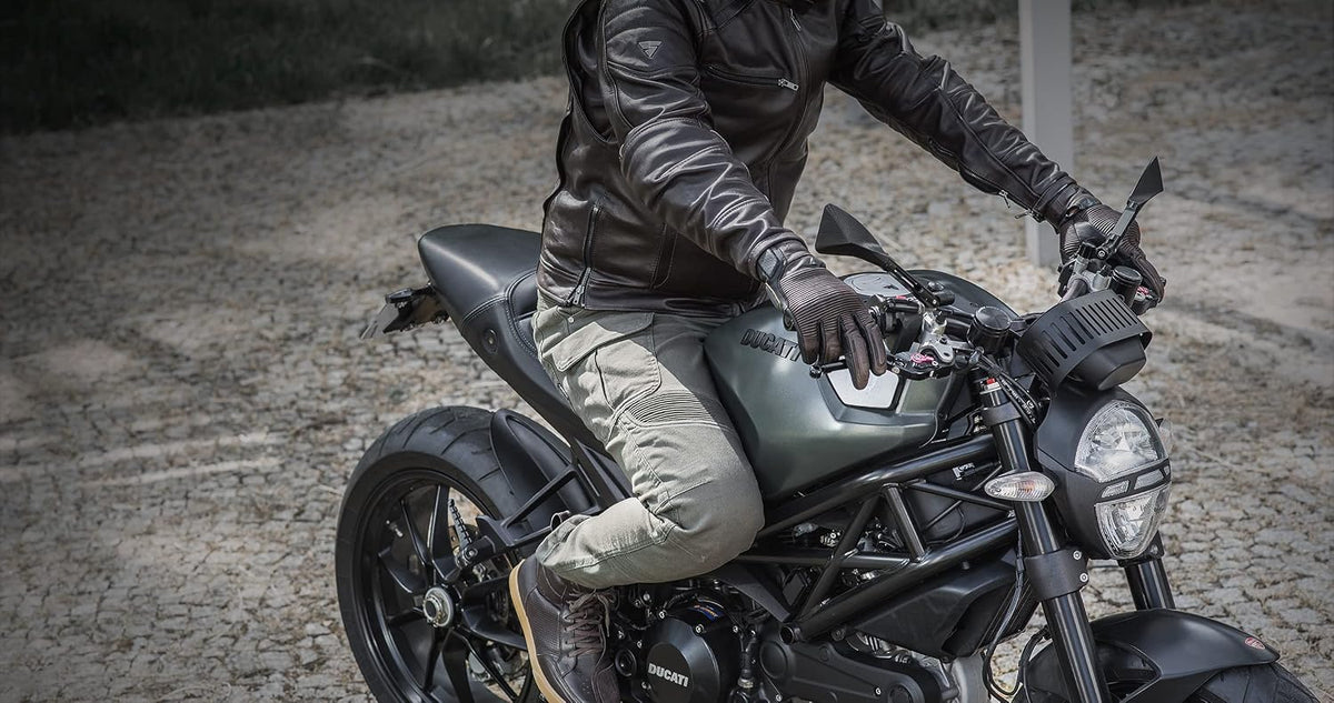 Guantes de motocicleta SHIMA Blake para hombre - transpirables, elá...