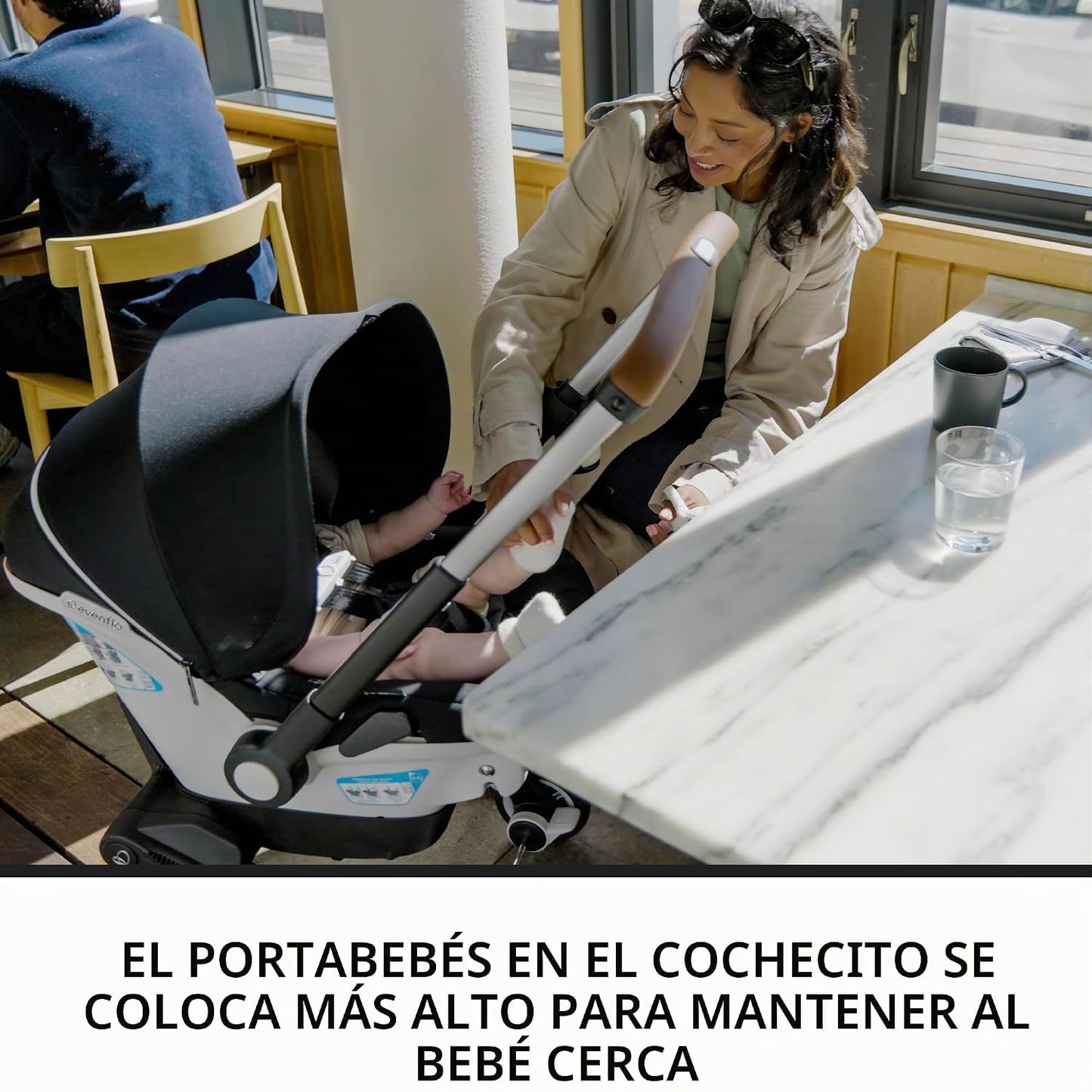 Evenflo Gold Shyft DualRide con almacenamiento Carryall Combo de as...