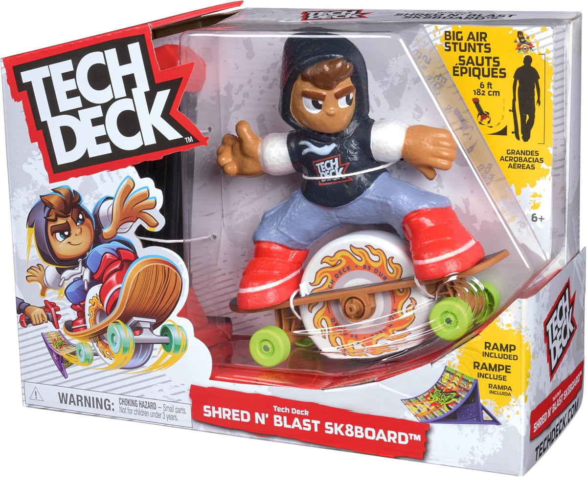 TECH DECK Shred N' Blast - Patineta motorizada para dedos | Per...