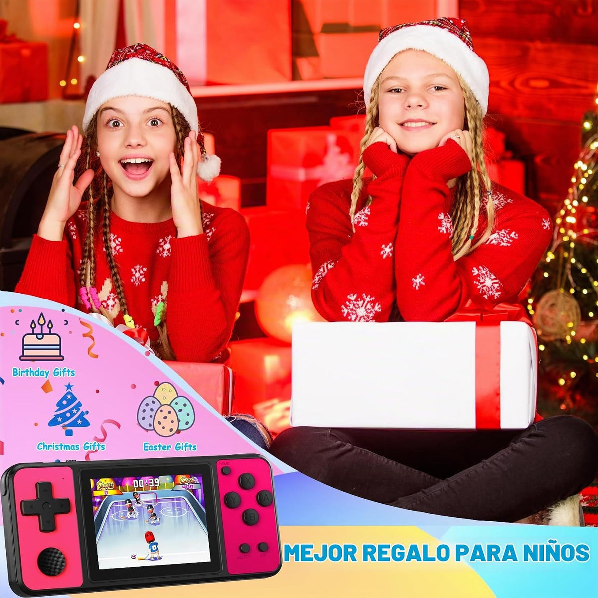 Juegos de mano de 32 bits para niños precargados 139 videojuegos re...