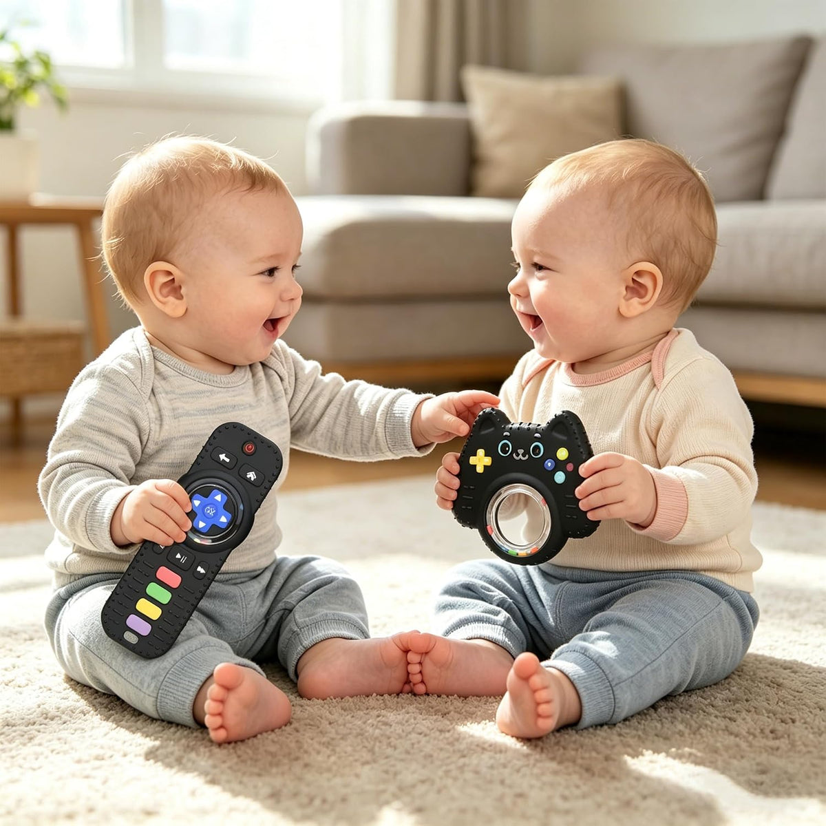 Chuya Baby Toys Baby Toys Juguetes de dentición con control remoto,...
