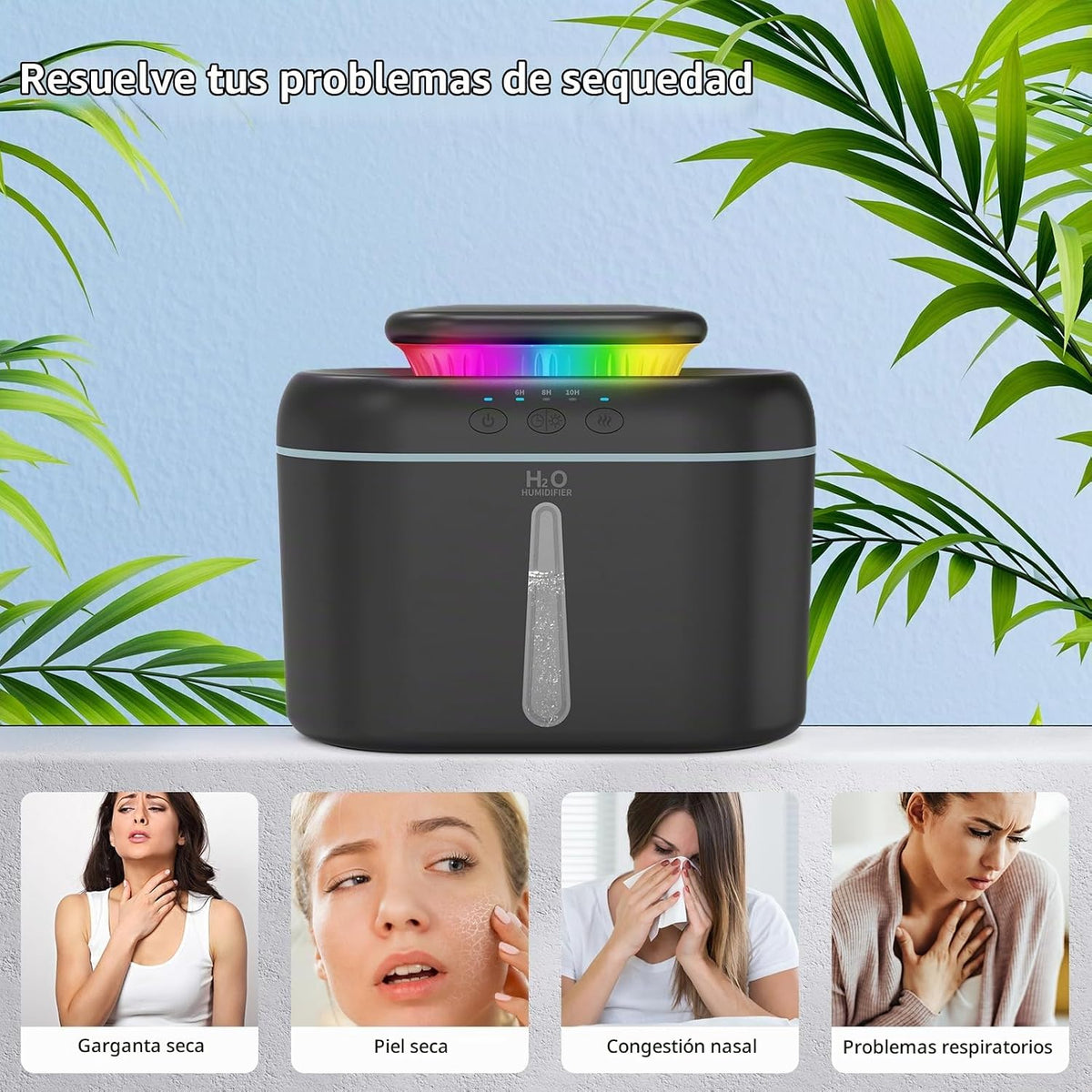 SZO Humidificador de plantas para interiores, humidificadores de 2....