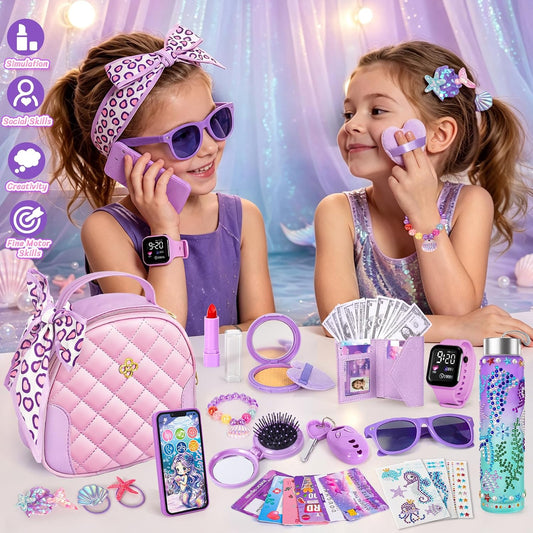 Hohosunlar Monedero de juego para niñas pequeñas de 3 a 12 años con...