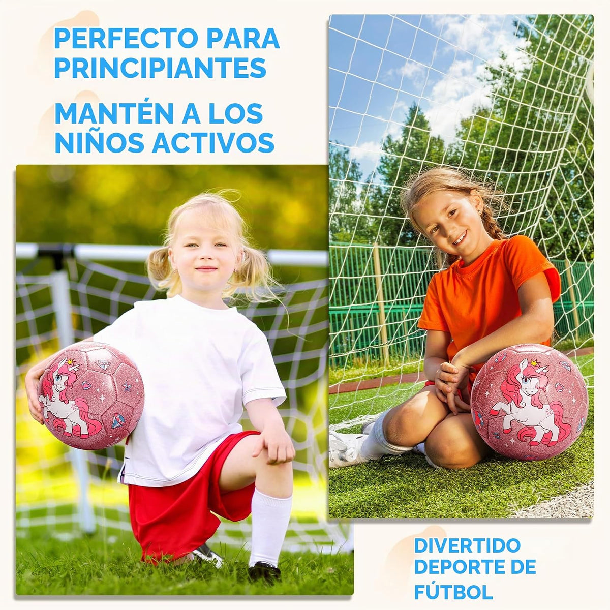 Balón de fútbol tamaño 4, tamaño 3, tamaño 2 con bomba desinflada,...
