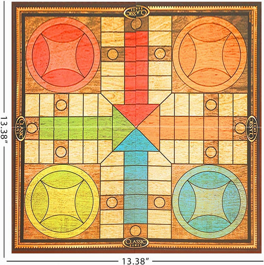 Pacheesi Juego de mesa \u2013 Paquete de noche de juego familiar co...