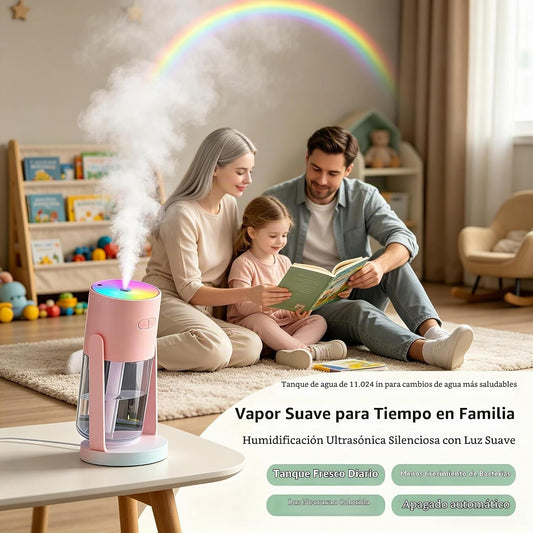 UEISODC Humidificador de dormitorio, mini humidificador portátil US...