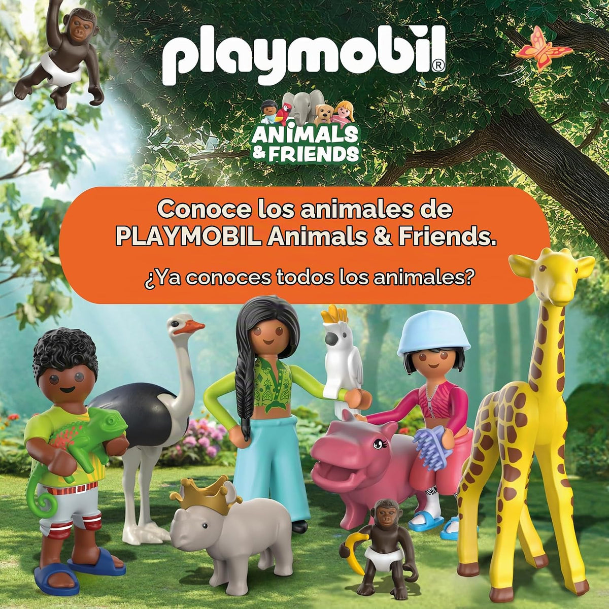 Playmobil | Animales y amigos | Viaje en globo | Juguete a partir d...