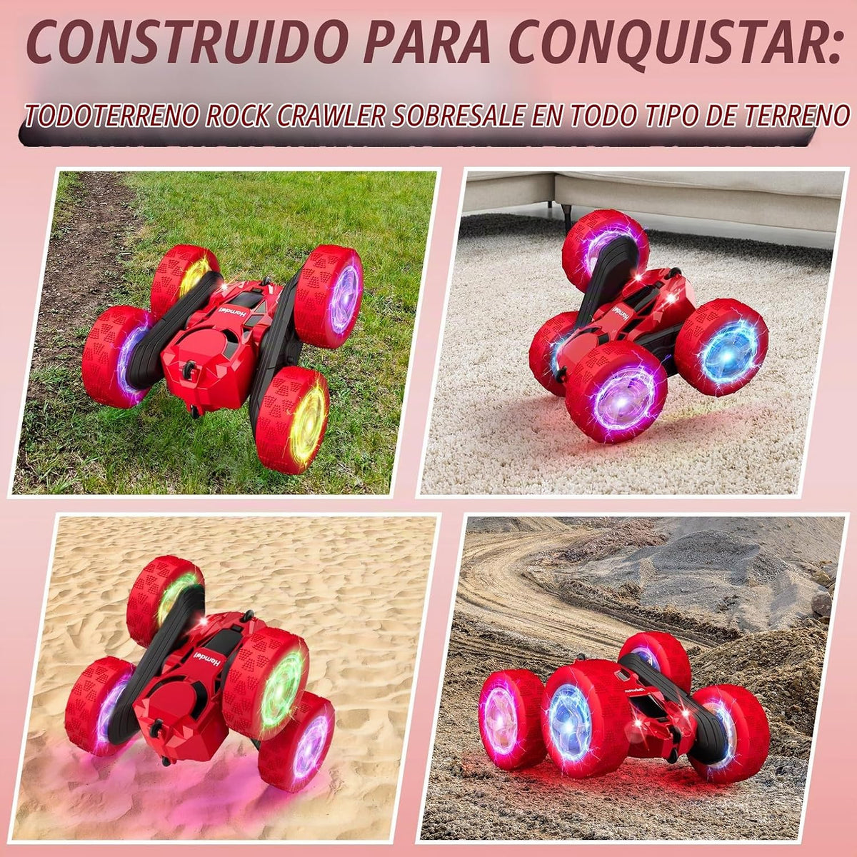 Hamdol Auto de control remoto para niños de 6 a 12 años, auto de ac...