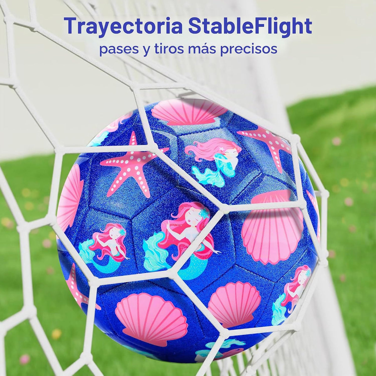 Balones de fútbol Champhox talla 3 para niñas y niños pequeños de 3...
