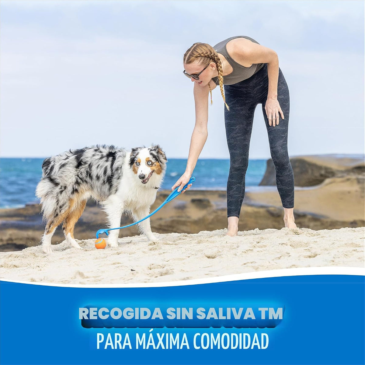 Chuckit! Paquete de pelota y lanzador Ultra para perros clásico 26M...