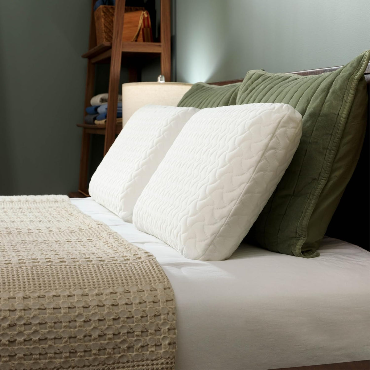 Tempur-Pedic TEMPUR-Cloud Almohada para dormir, estándar, color blanco