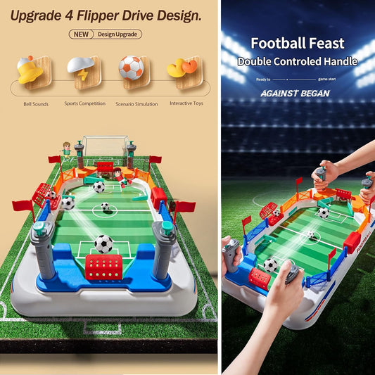 COUOMOXA Juego de mesa de fútbol para niños: mini juego de mesa de...