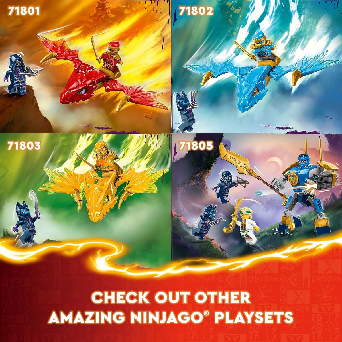 LEGO NINJAGO Mech de Batalla de Arin, juego de juguetes Ninja para...
