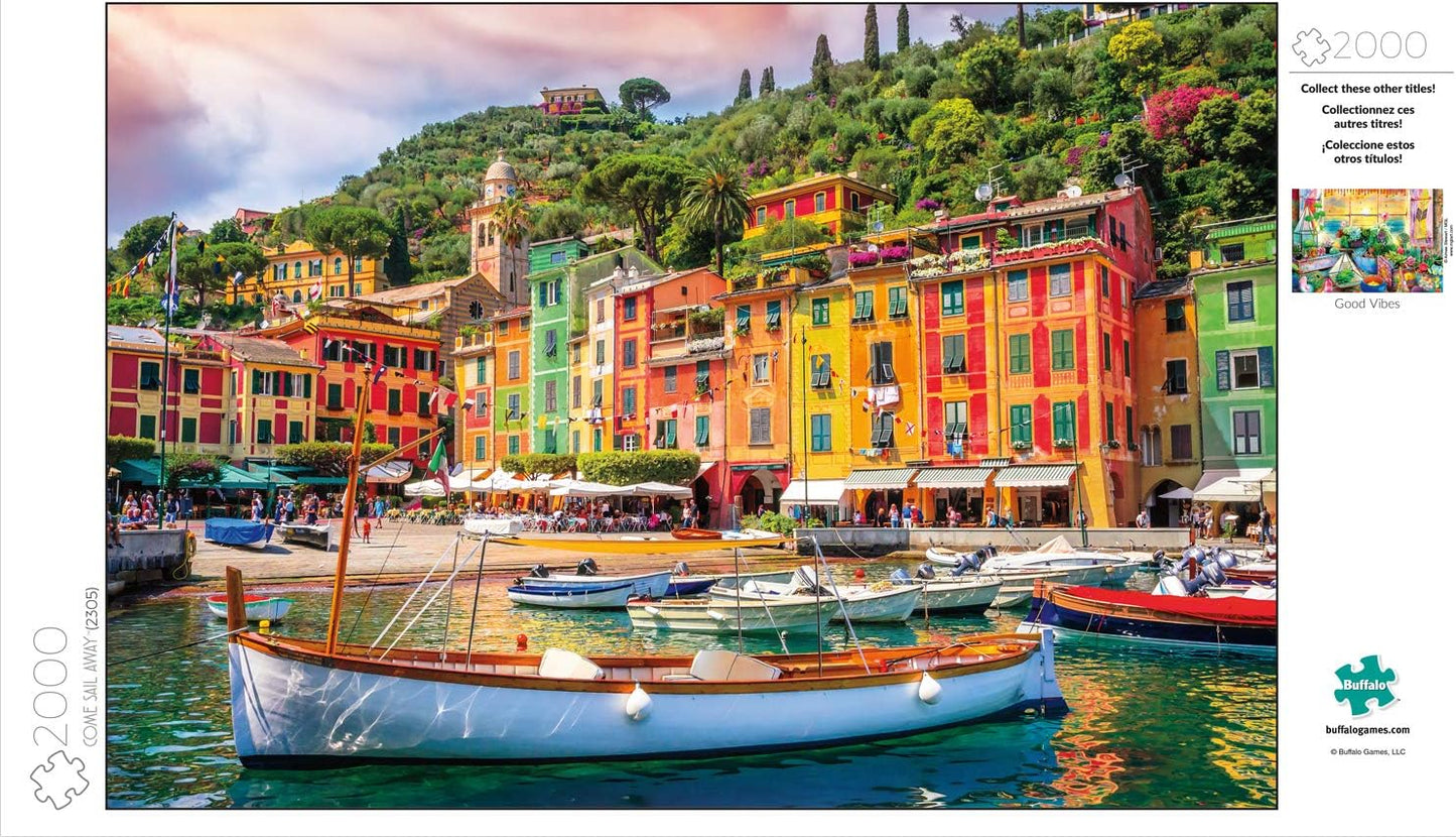 Buffalo Games - Come Sail Away - Portofino, Italia - Rompecabezas d...
