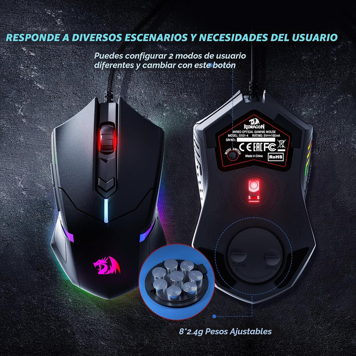 REDRAGON S101 Set combo
