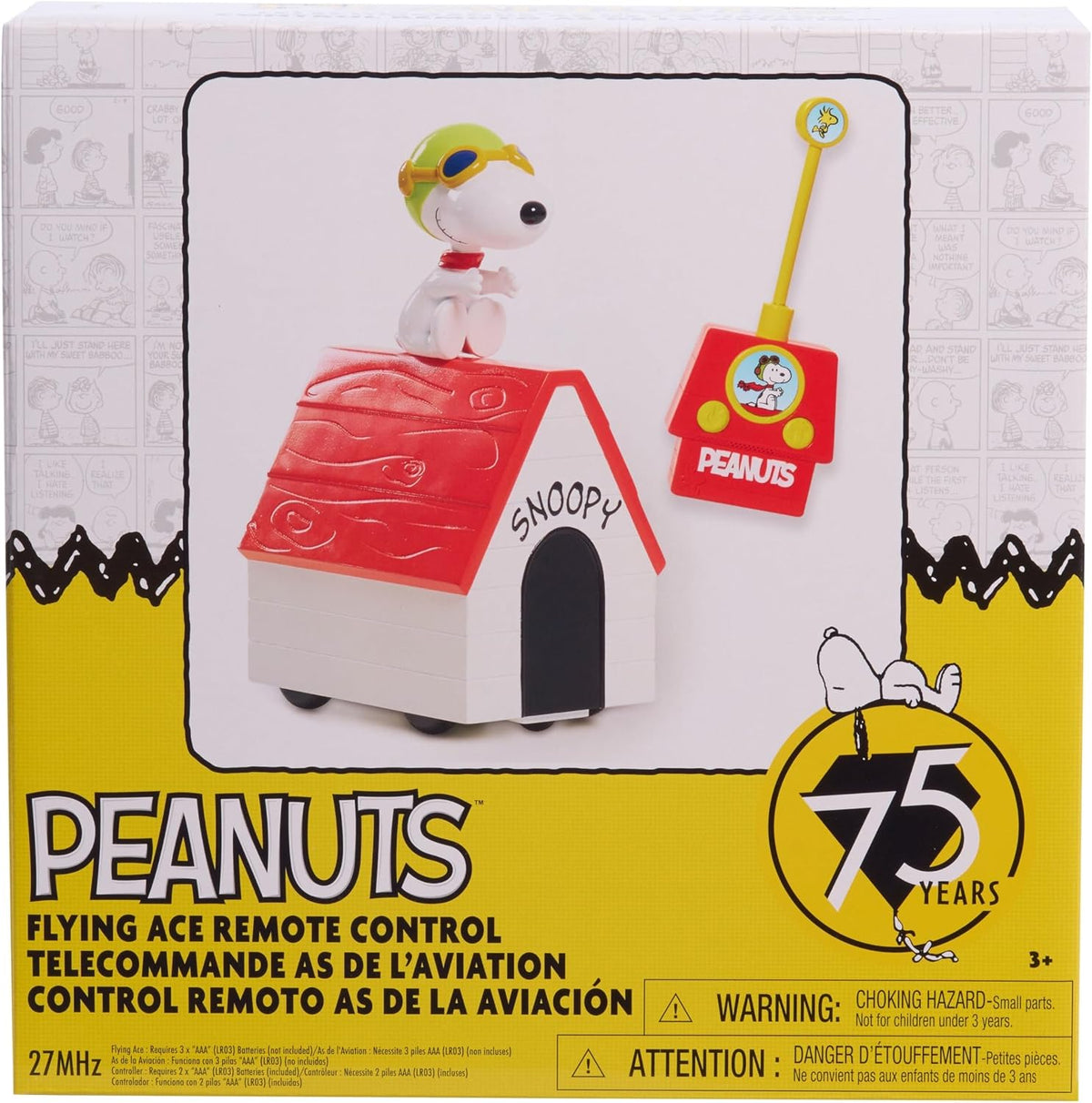 Juguete de control remoto Peanuts Flying Ace - Vehículo RC Snoopy D...