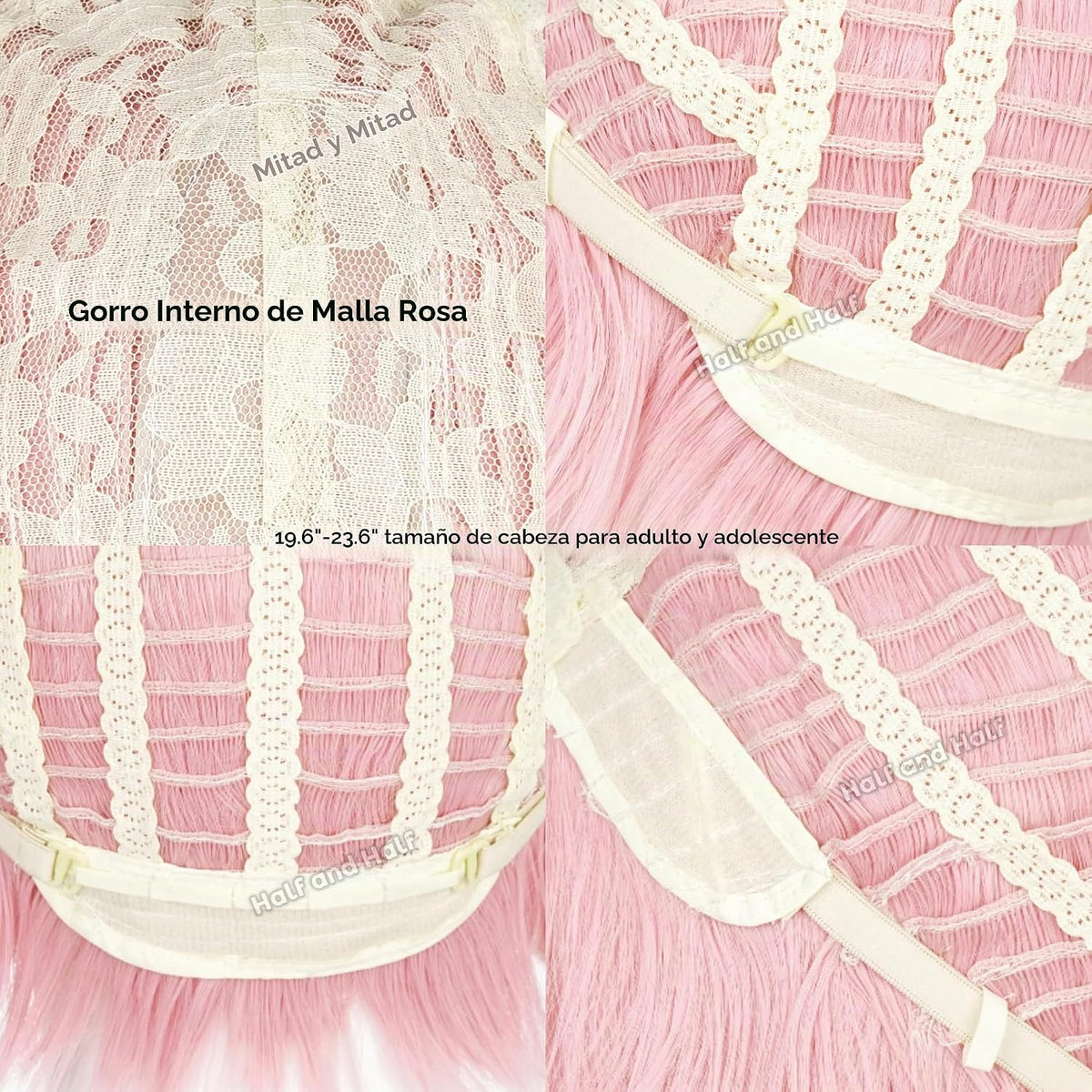 Mado-ka - Peluca corta para cosplay, peluca de cola de caballo de a...